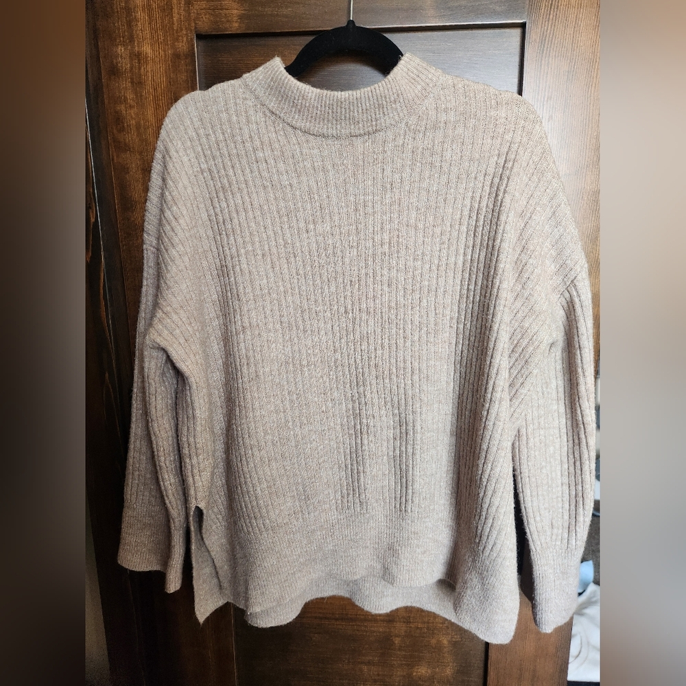 H&M Taupe Crewneck Sweater